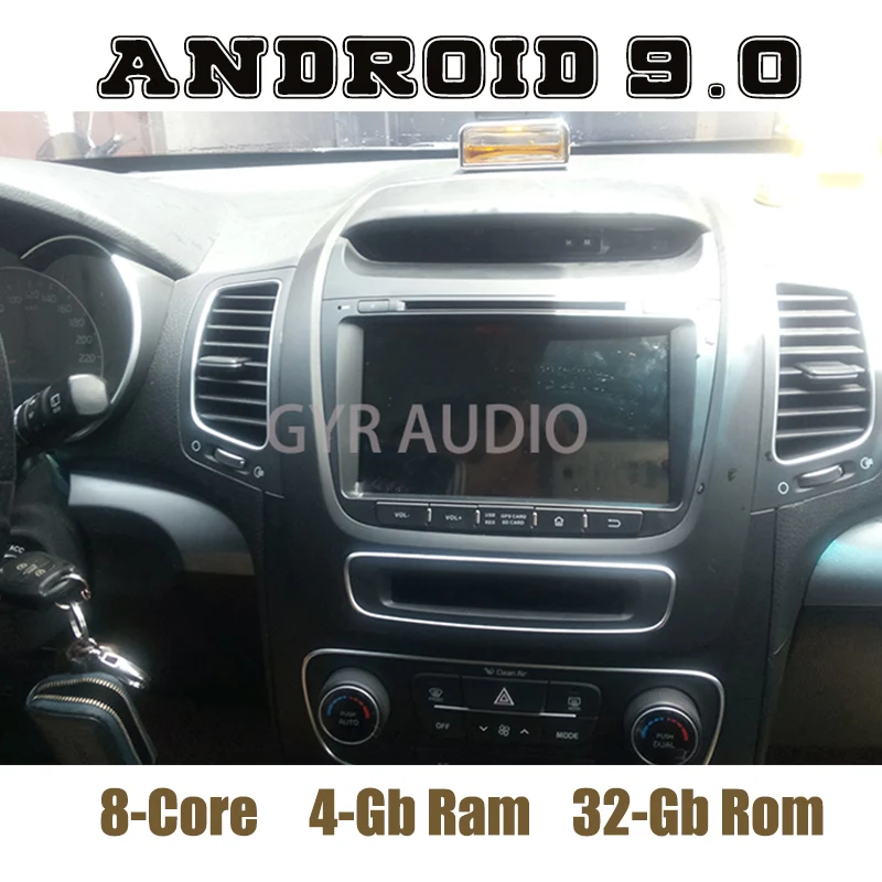 

for Kia Sorento 2013 2014 Octa core PX5 Android 9.0 car dvd gps player with 4G RAM 32G ROM wifi 4g usb auto Multimedia