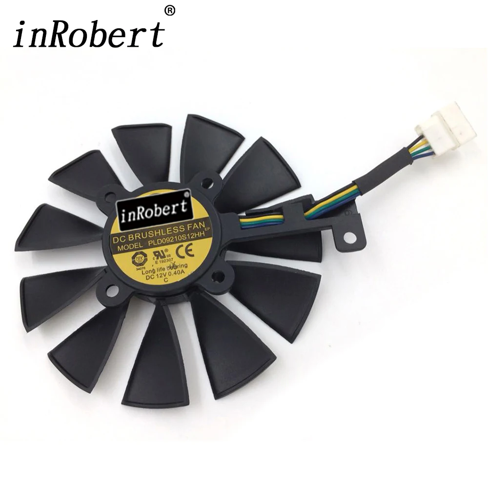 New 88MM PLD09210S12HH Cooling Fan For ASUS STRIX RX 480 580 GTX 1050 1070 1080 1080Ti