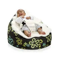 COVER ONLY, NO FILLINGS-Baby Bean Bag with Starfish Pattern Cover Beanbag No Filled with Zipper Straps