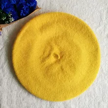 Модный детский теплый берет унисекс из искусственной шерсти, шапка бини, осенне-зимние шапки, подарок NGD88