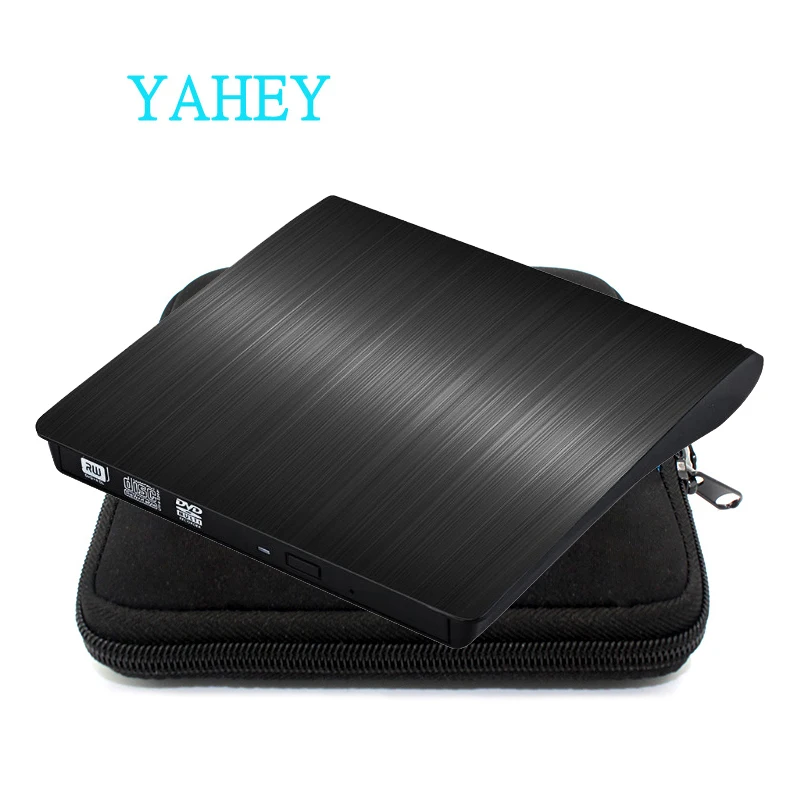 

USB 3.0 CD/DVD RW Burner External Optical Drive CD/DVD ROM Player Portable Write Portable for Windows 7/8/10 Linux OSx+drive bag