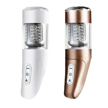 AILIGHTER electric male font b masturbator b font Full automatic telescopic rotating masturbation cup USB Rechargeable