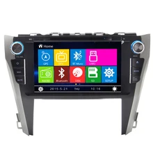 9 inch new products 2015 for toyota camry car dvd player gps bluetooth radio FM AM