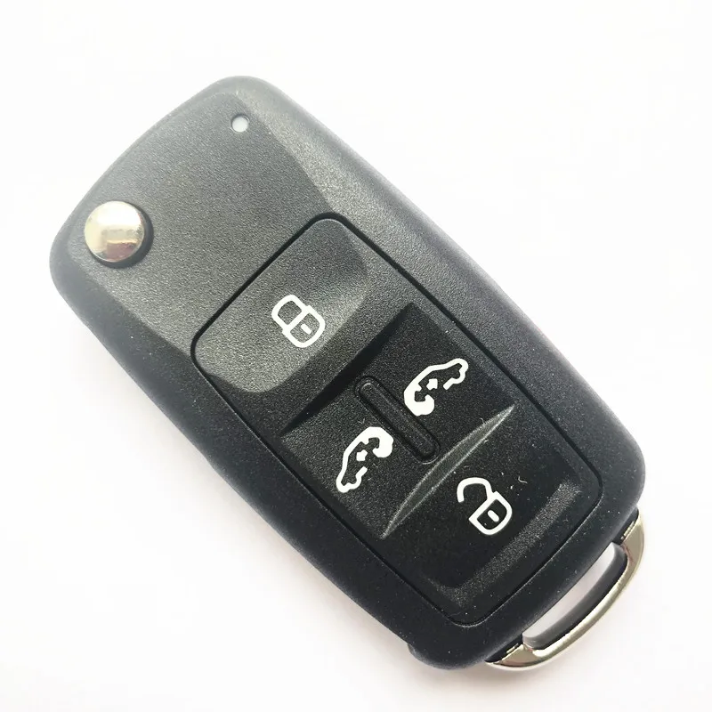 4 + 1 Кнопка 433 МГц с чипом ID48 откидные автомобильные ключи для SKODA VOLKSWAGEN VW Sharan|Ключ от авто| |