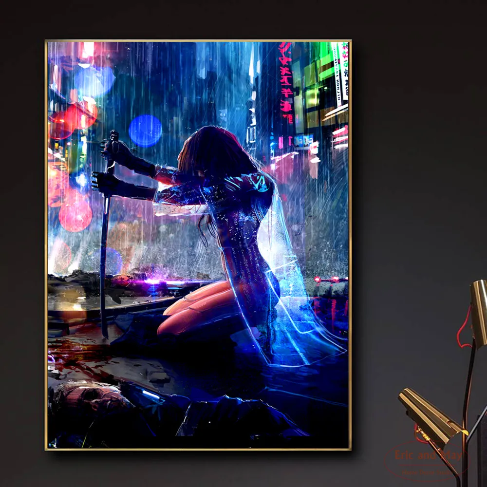 Download Cyberpunk 2077 Poster Background
