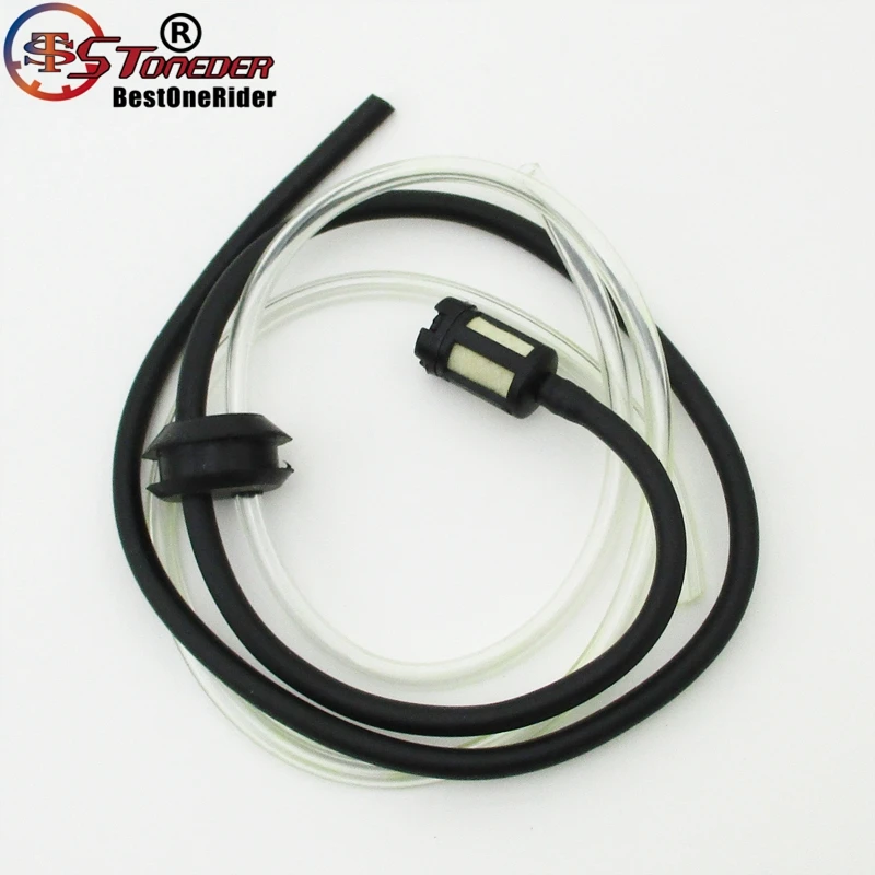 STONEDER Gas Inline Fuel Hose Tube Filter Pipe For Chinese 43cc 49cc 2 Stroke Scooter Mini Moto Chooper Pocket Bike