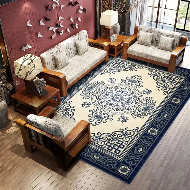 Traditional Chinese pattern big size thicken carpet ,office room ... Traditional Chinese pattern big size thicken carpet ,office room ...