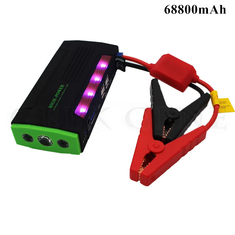 Emergency 68800mAh font b Car b font Jump Starter 600A Portable Lighter Starting Device 4USB Power