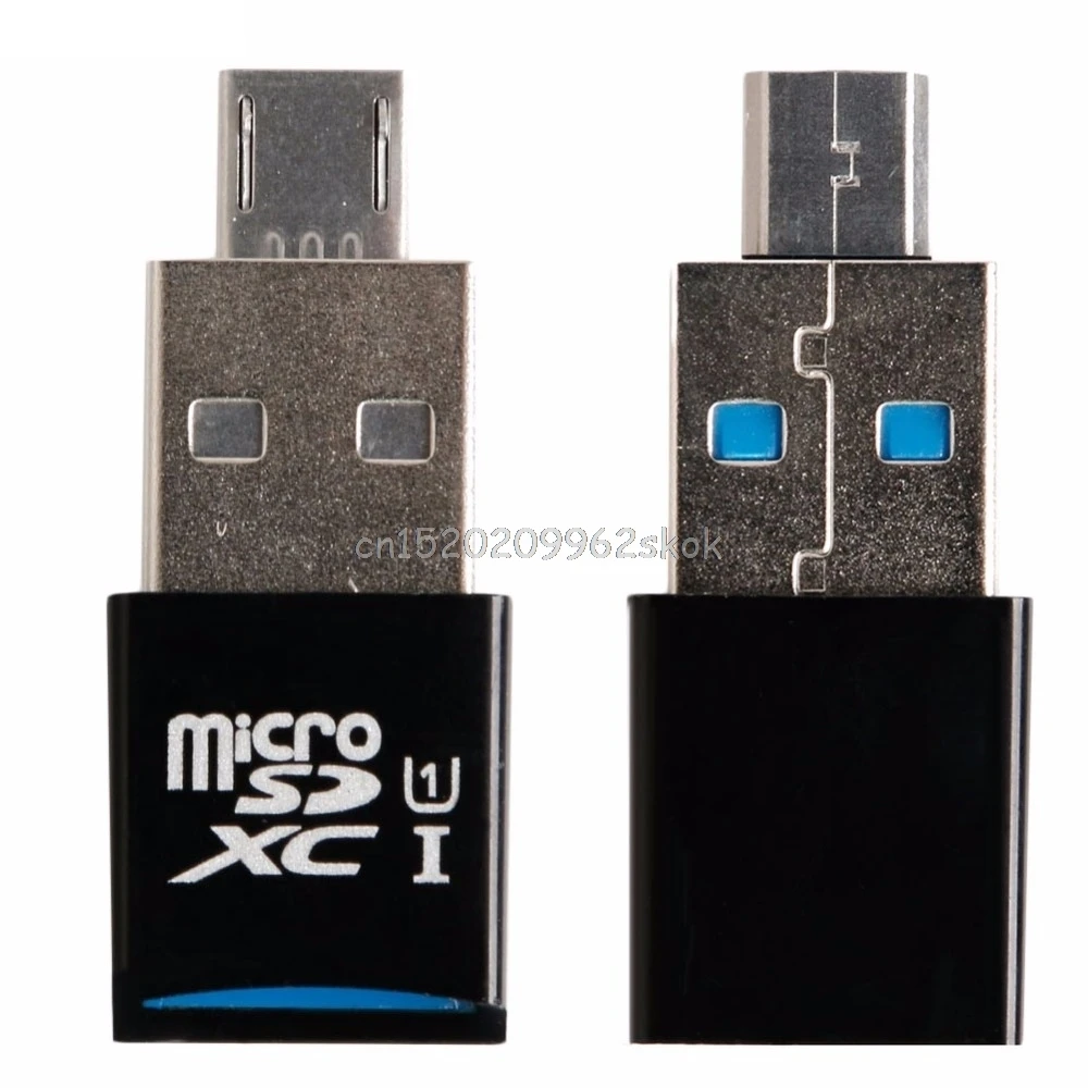 

High Quality 5Gbps Super Speed USB 3.0 Card Reader Adapter high speed OTG Micro SD/SDXC TF For Computer Mobile Phone #H029#