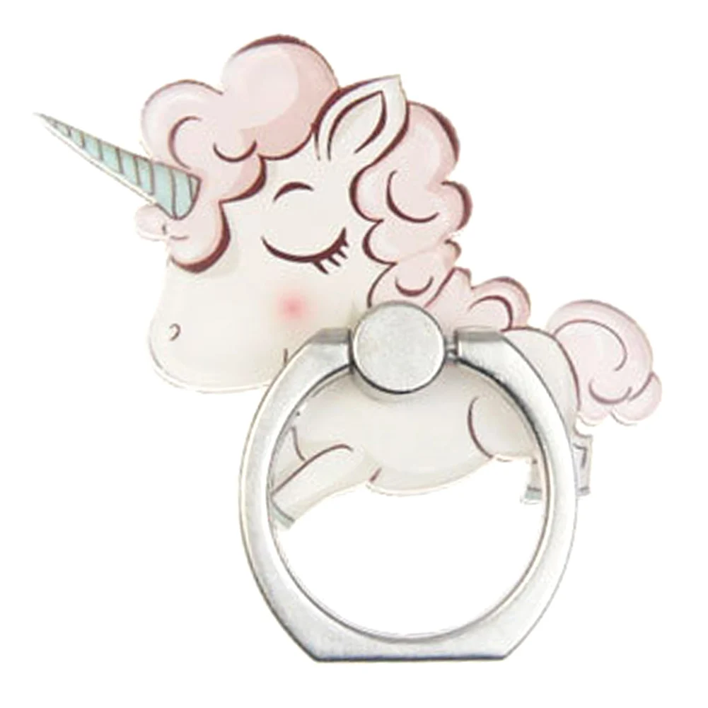 Rainbow Unicorn Mobile Phone Stand Holder Finger Ring Mobile Smartphone Holder Stand For IPhone Xiaomi Huawei All Phone