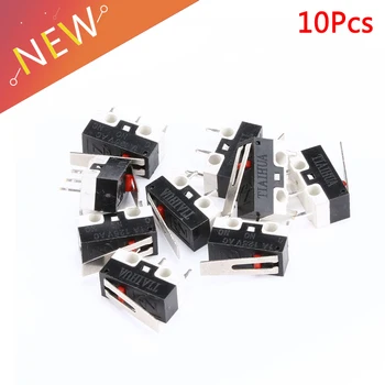 

10 Pcs AC 125V 1A SPDT 1NO 1NC Momentary Long Hinge Lever Micro Switch