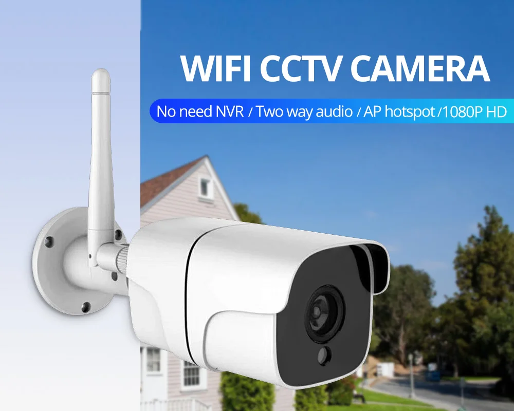 Wetrans CCTV Camera Wifi 1080P Security Home Camera Wireless H.264+ IP Kamera Wi-Fi Cam Surveillance 3.6mm Lens IR Vision Audio (4)