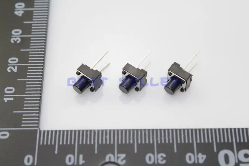 

50pcs Tact Switch Microswitch 6*6*7 6mm*6mm*7mm 2pin