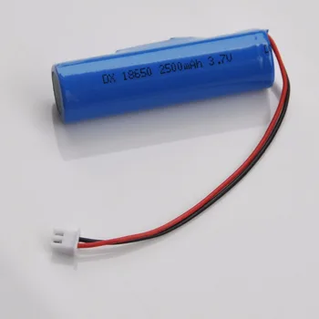 

US 1-2PCS 2500mah 3.7V 18650 lithium ion rechargeable battery cell XH 2.5 Plug for audio speaker led emergency light