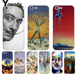 Yinuoda для iphone 7 6 X Чехол Сальвадор Дали книги по искусству DIY Окрашенные красивые чехол для iphone 8 6 s плюс 5S 5 SE 5C 4S