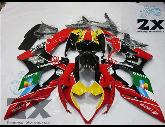 

Complete Fairings For gsxr1000 GSXR1000 suzki 2005 2006 Plastic Kit Injection Motorcycle FairingS SUKs100508 UV free heatshield