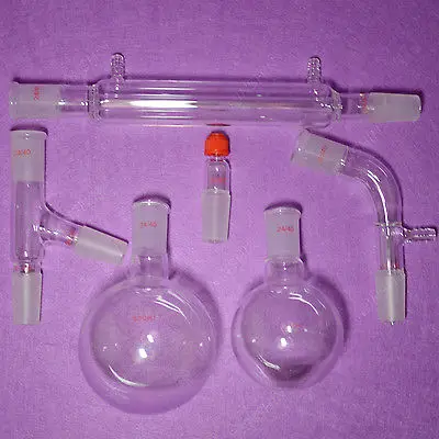 24/40, 500ml,distillation Apparatus,vacuum Distillation Kit,lab Glass