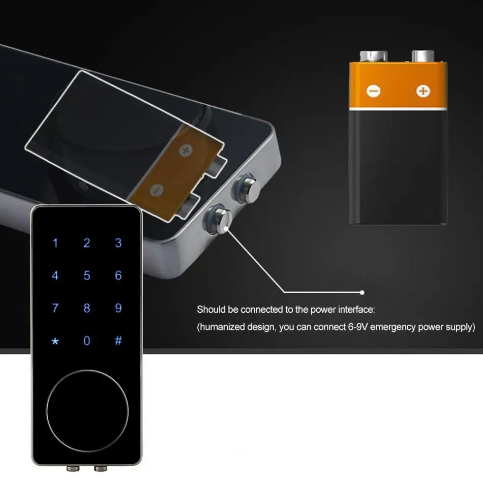 Умный электронный дверной замок сенсорный экран клавиатура цифровой кодовый замок комбинация пароль дверные замки шкафчик с ключами w/IC карта