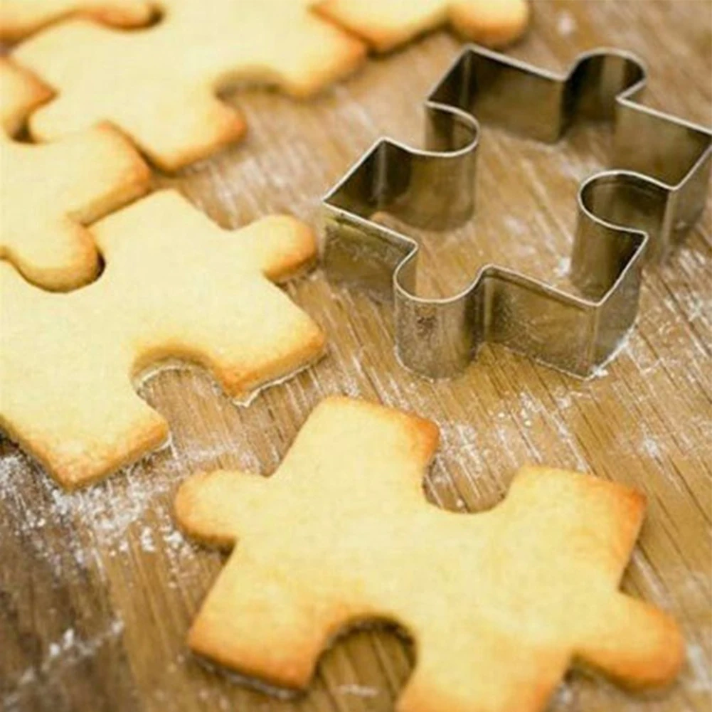 

1PCS Puzzle Shape Sugarcraft Cake Decorating Fondant Cutters Tool Cookies And Muffins Craft Molds