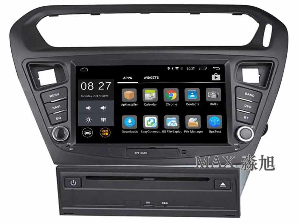 Excellent MAX 2G Car Radio GPS Navigation System For Peugeot 301 /Citroen Elysee CD Player Bluetooth call/music Free Map SWC Mirror Link 0