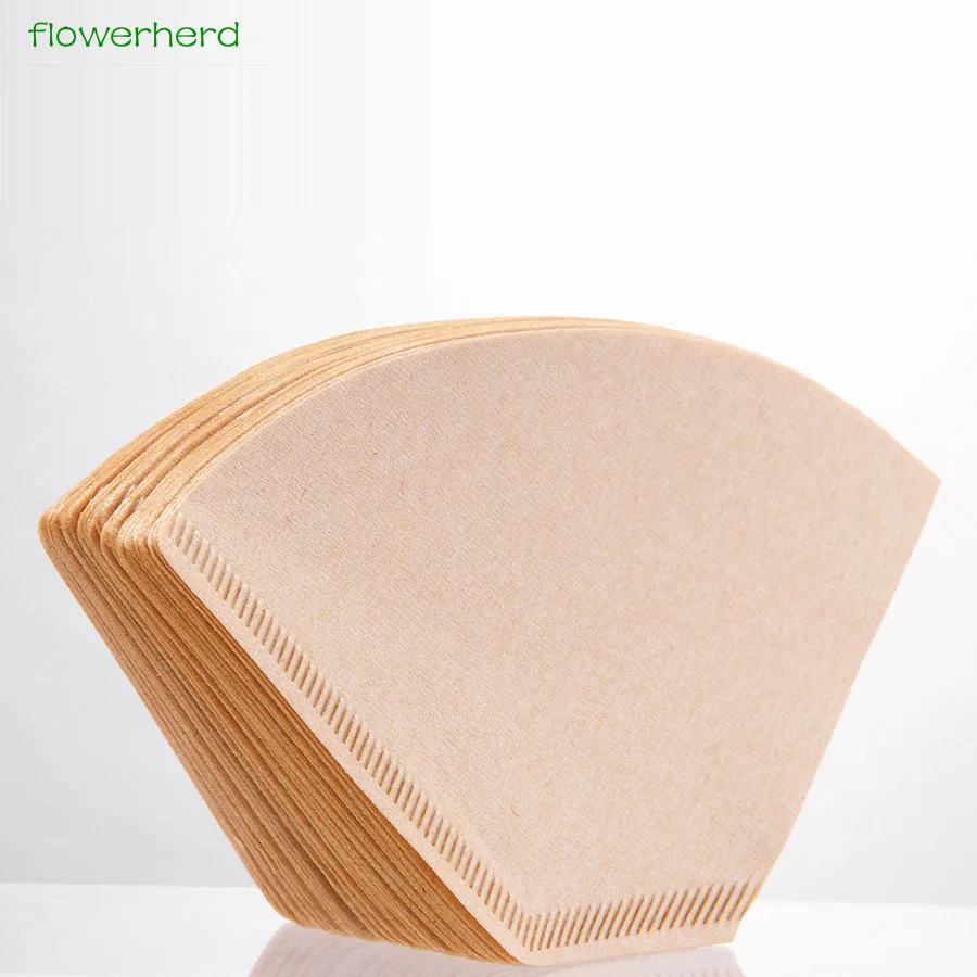 

Natural Brown Cone Coffee Filters 100 Count Hand Drip Original Brown Paper Coffee Filters Size 102 Strainer Tea Infuser