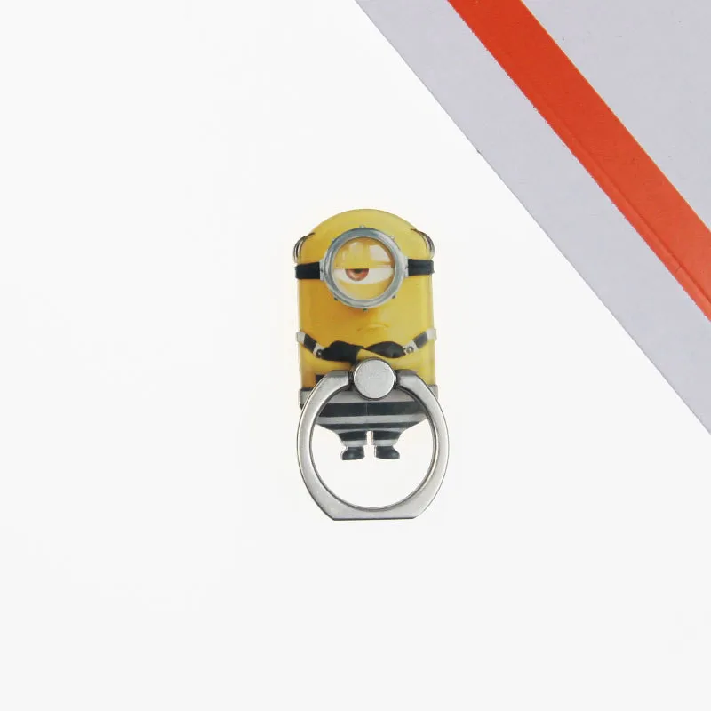 Дизайн 1 шт. Высокое качество ABS Мобильная подставка-кольцо под Пальцы для телефона Подставка милые Миньоны из мультфильма серия телефонное кольцо держатель