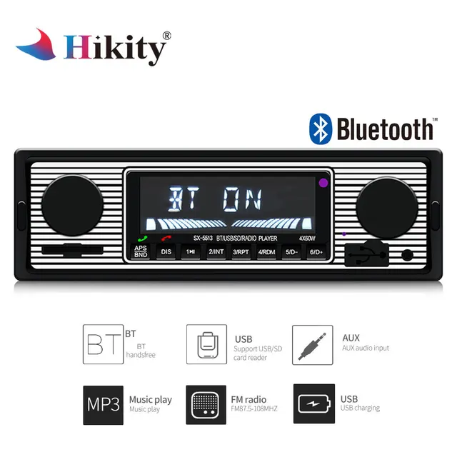 Cheap Hikity 1din autoradio bluetooth car radio 12V Bluetooth Car Stereo FM USB SD AUX Audio Auto Electronics Audio Radios MP3 Player Cheap Hikity 1din autoradio bluetooth car radio 12V Bluetooth Car Stereo FM USB SD AUX Audio Auto Electronics Audio Radios MP3 Player