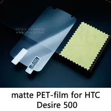 Glossy Lucent Frosted Matte Anti glare Tempered Glass Protective Film On Screen Protector For HTC Desire