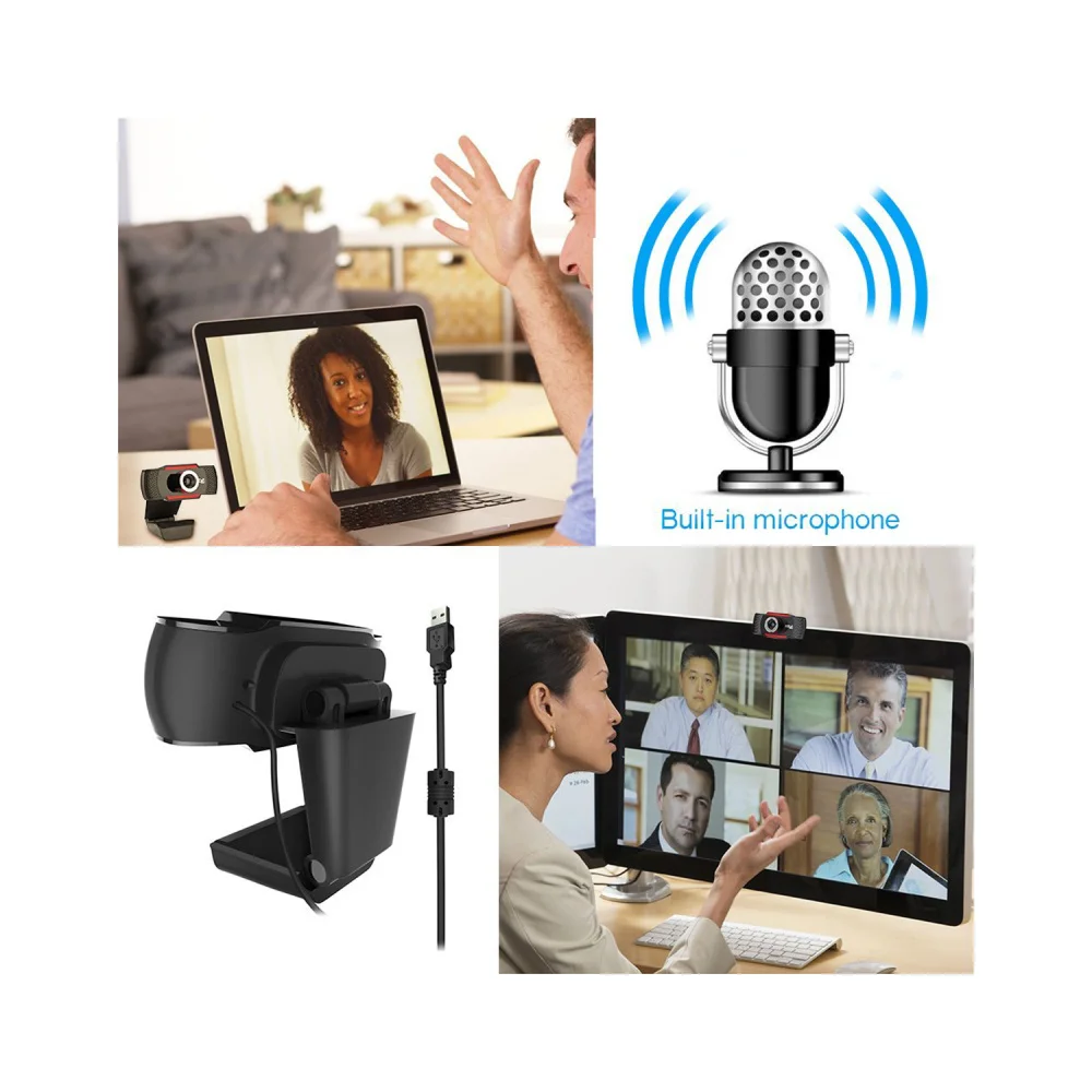 Hxsj HD 720 P USB веб камера вращающийся компьютер Камера видеосвязи и Запись с Шум
