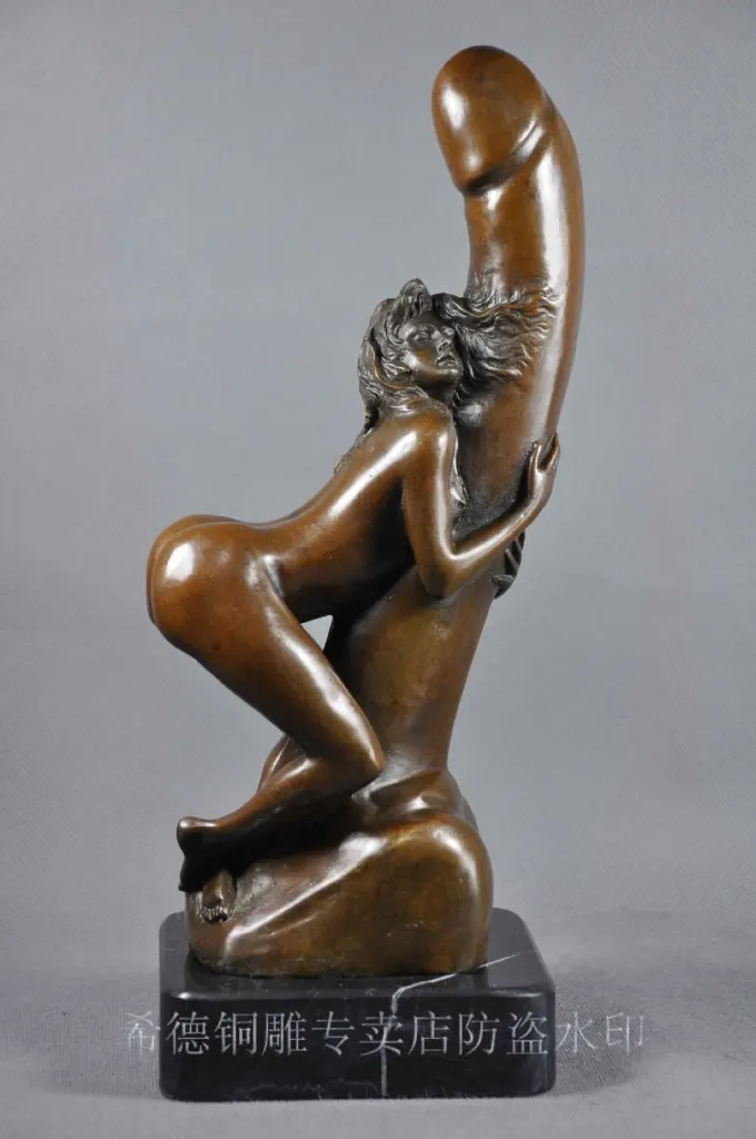 

Bronze sculpture, crafts copper sculpture fashion bronze sculpture, human body home decoration us-008