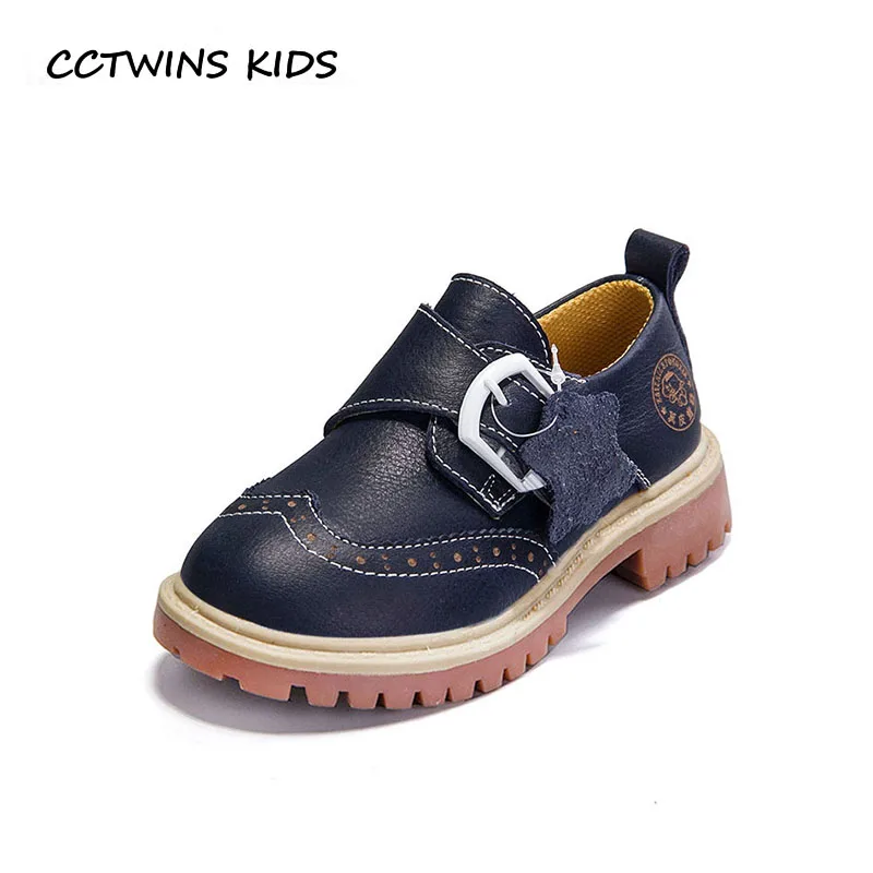 

CCTWINS KIDS 2018 Autumn Children Genuine Leather Flat Baby Brand Oxford Boy Fashion Shoe Toddler Yellow GX1984