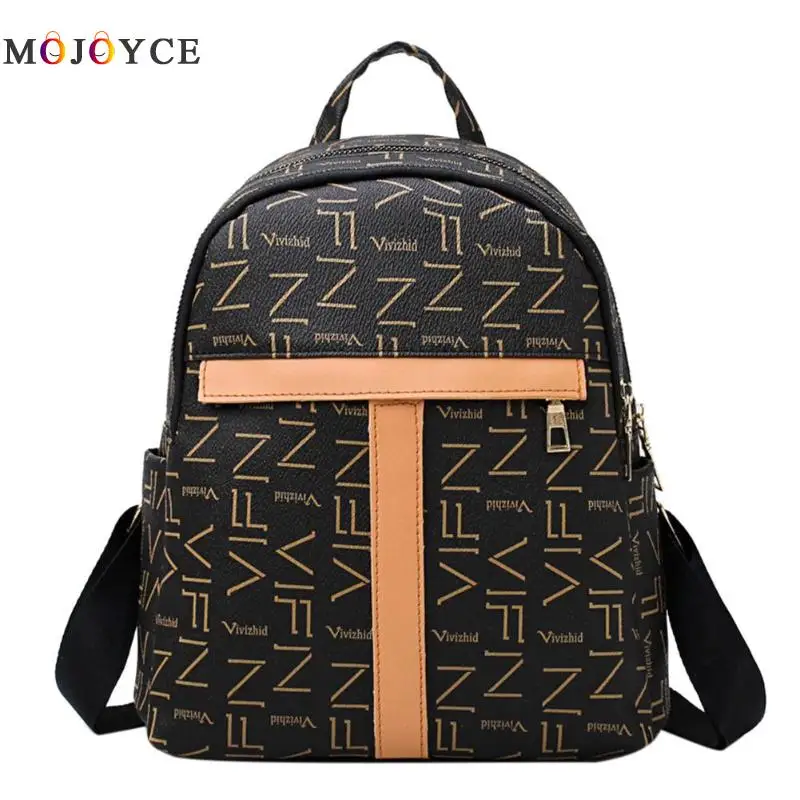 

Elegant Women Backpack Teenage Girls Leather School Backpacks Female Mini Zipper sac a dos femme Mochila Feminina