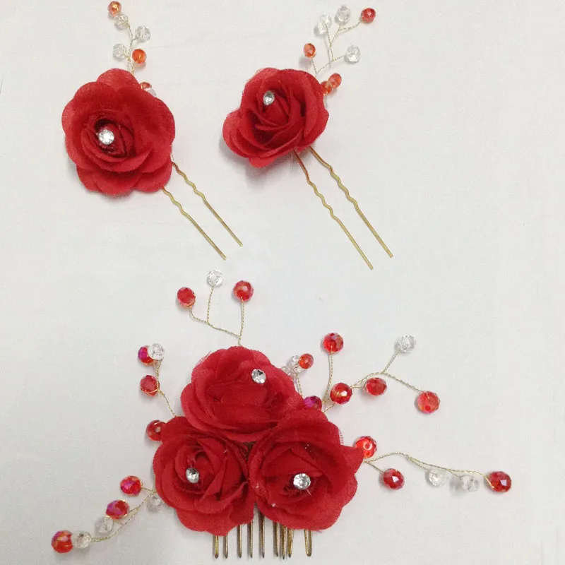 Red Hair clips1