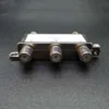 4 Way 4 Channel Satellite signal splitter 5-2400MHz F Type 4-way 4-channel Zinc Die-cast Housing Satellite TV Receiver ► Photo 3/5