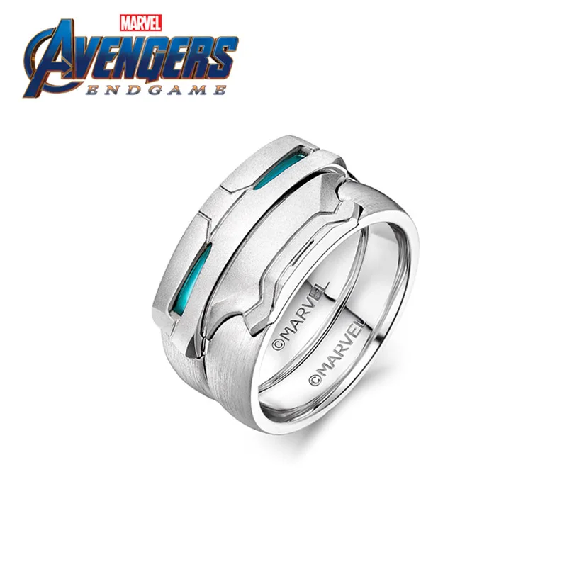 Украшения Marvel Мститель Железный человек кольцо 925 серебро Mark43 кольцо Super Heros Peronality сувениры подарок для фанатов