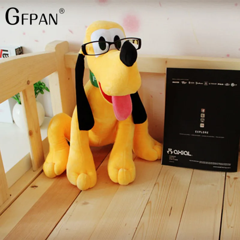 

1pcs/lot Huge Size 60cm Soft Plush Pluto Doll Soft Toys Stuffed Cartoon Animals Toy Mickey Minnie Birthday Gift For Children