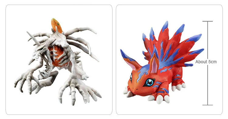 PrettyAngel-Подлинная Bandai Digimon Digital Monster Capsule Mascot коллекция Ver. 5,0 мини-фигурка из 5 шт