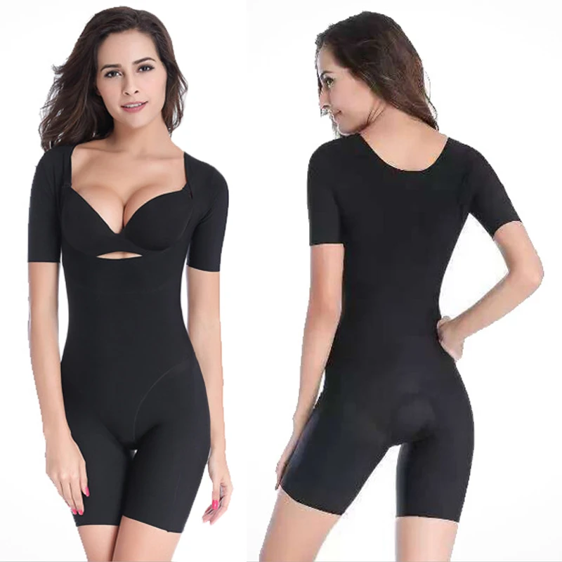 plus size shape wear body shaper with arms underwear slimming Body