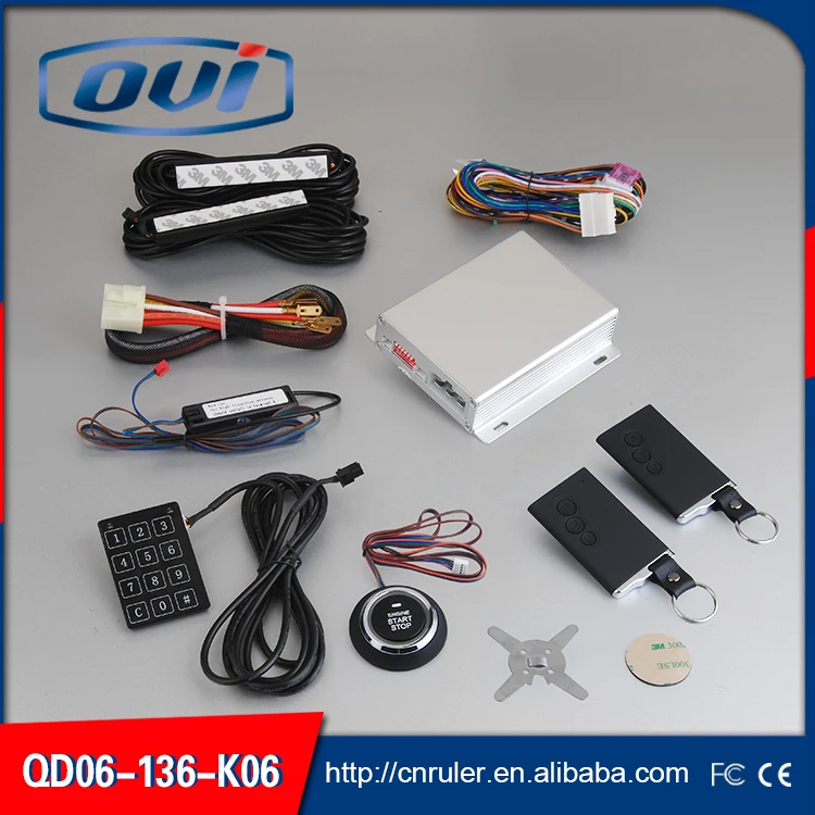 Passive keyless entry car alarm OVI brand engine start stop car kit