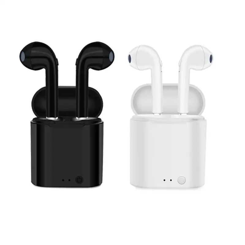 

I7 i7s TWS Bluetooth Wireless Earphones Earbuds Headsets With Mic For Samsung S9 S8 S6 S7 Edeg iphone 7 8 X For IPhone Xiaomi LG