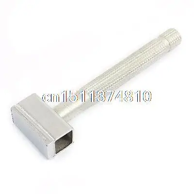 

Silver Tone Stainless Steel Rectangle Head T Shaped Diamond Dressing Tool