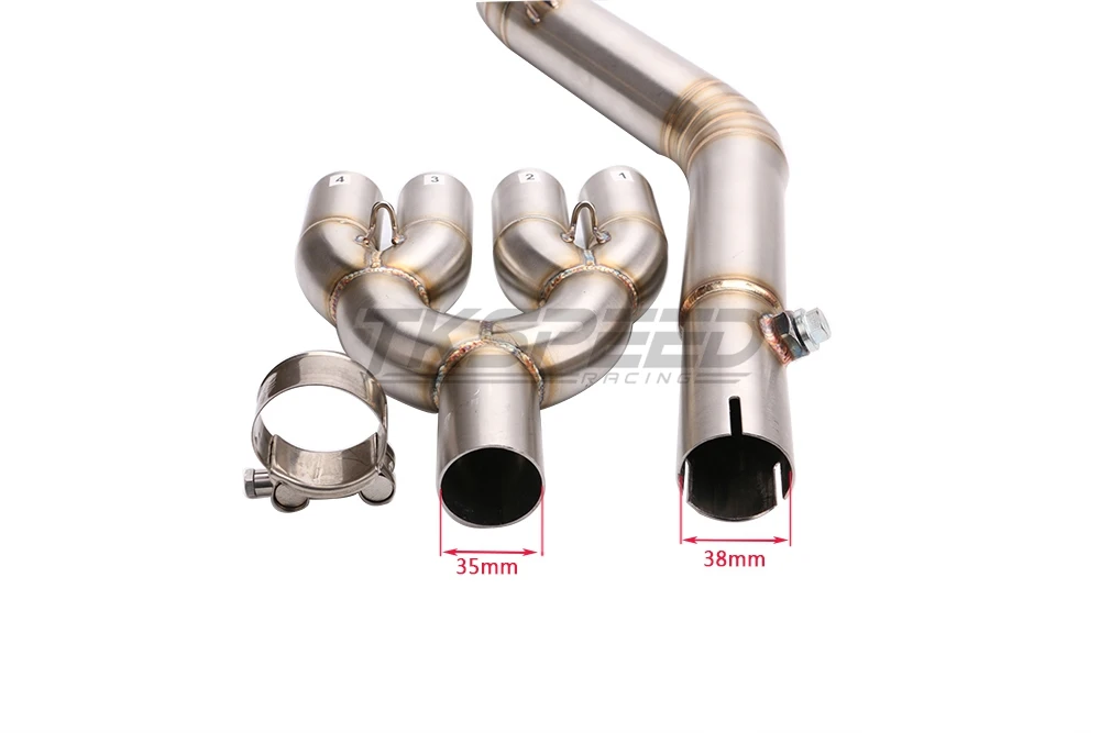 Motorcycle exhaust contact pipe For Honda CBR650F CBR650 2013