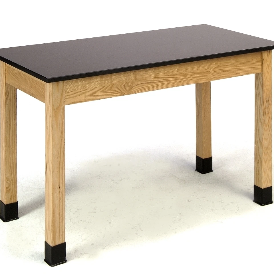 National Public Seating PSLT3060-36-BC 36 x 30 x 60 in. Phenolic Top with Book Compartments Science Lab Table (1)
