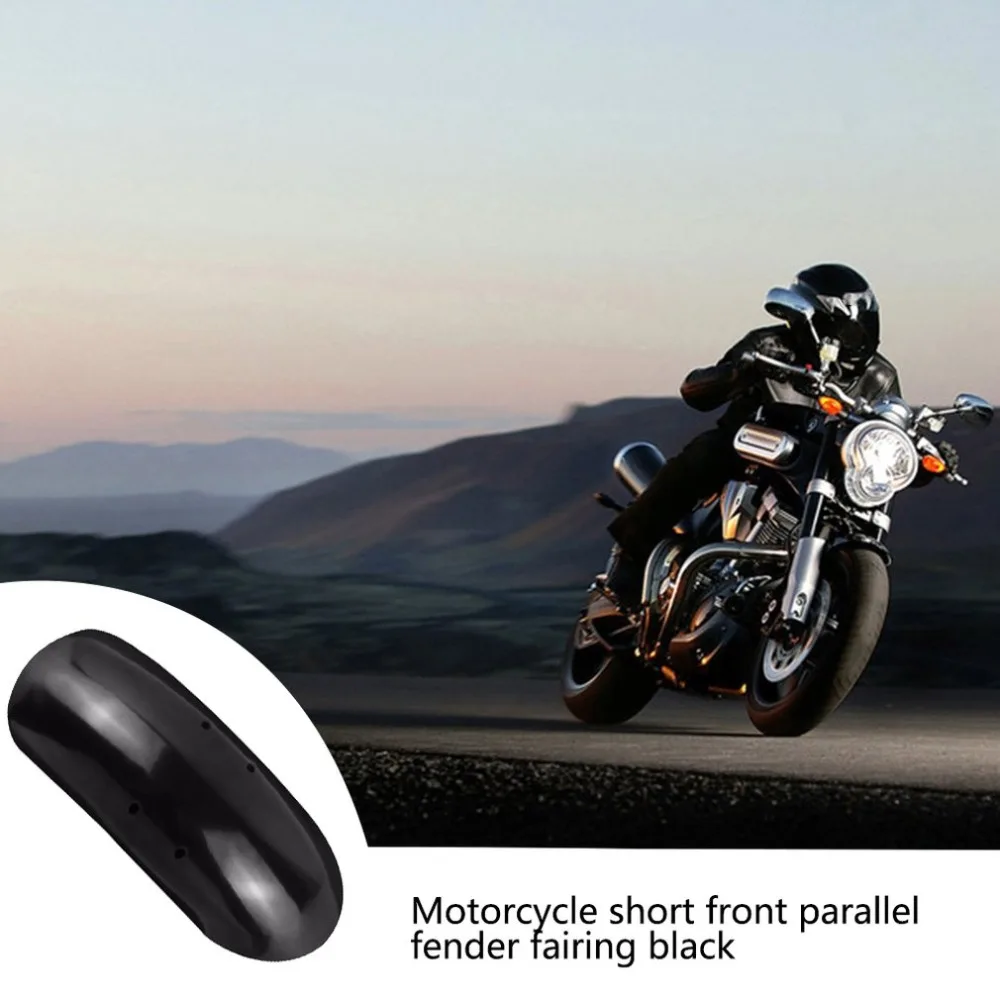 

Universal Motorcycle Wheel Protector Motorcycle Short Front Fender Mudguard Fairing Black For Harley Sportster Forty Eight Hot