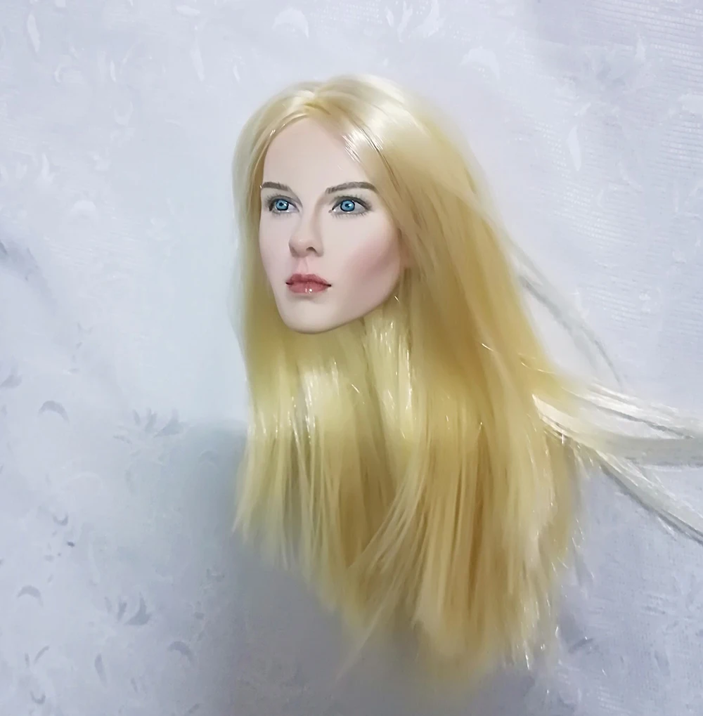 1/6 весы Европейская Красота Девушка Gillian Anderson голова Sculpt Скарлетт голова для 12 "фигурка аксессуар коллекционные игрушки