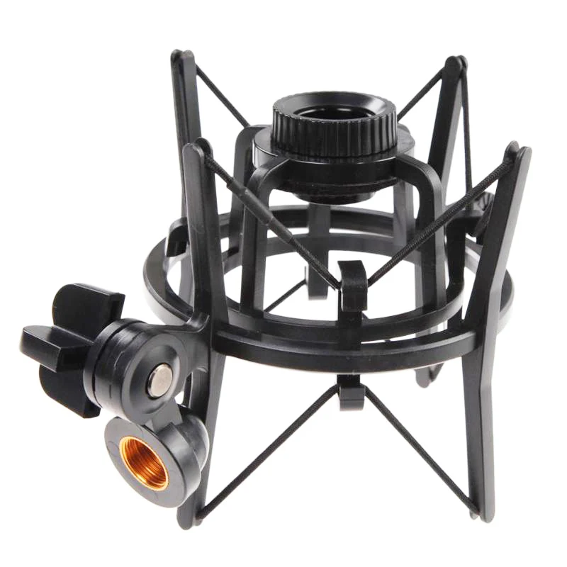 Mic Shock Mount с поп фильтром 180 градусов Регулируемый держатель кронштейн для