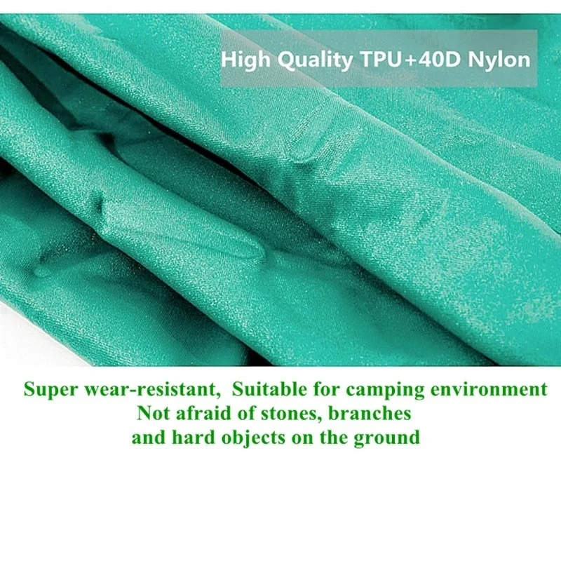 Double inflatable bed tent outdoor camping hiking fishing mat with pillow beach mat indoor and outdoor furniture rest mattress