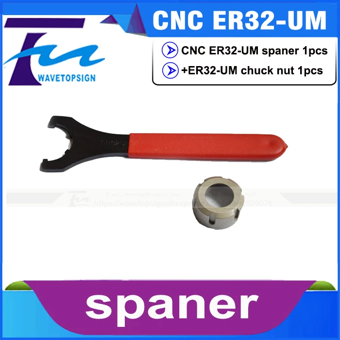

CNC ER32-UM spaner 1pcs+ER32-UM chuck nut 1pcs