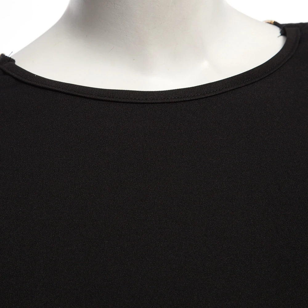 VESTLINDA Bodycon Sheath Dress Little Black Long Sleeve Party Dresses Women Back Full Zipper Robe Sexy Femme Pencil Tight Dress 3