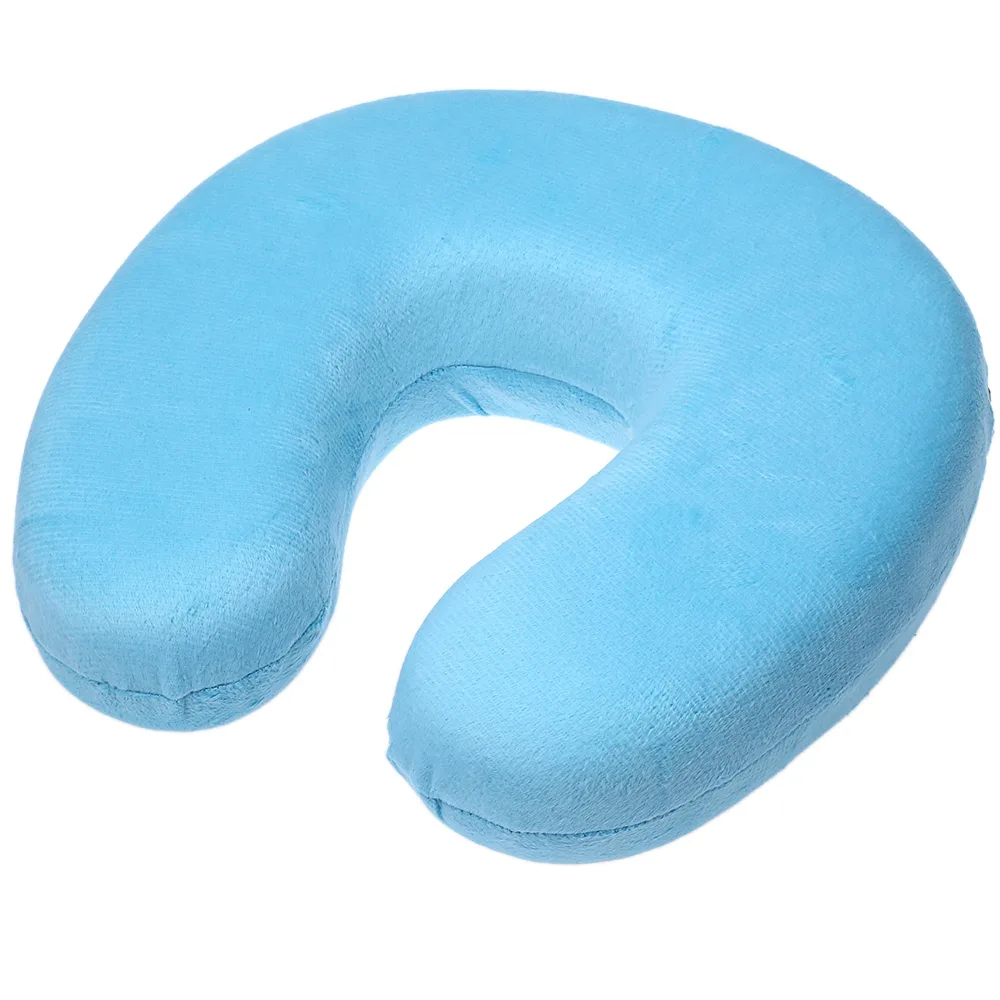 Медленный отскок для путешествий подушка для шеи Memory Foam u-образная Подушка Для перелетов, путешествий для шеи мягкая подушка для здоровья